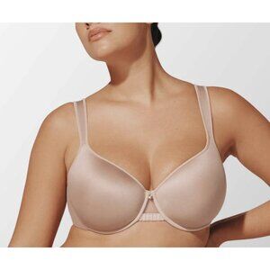 THIRDLOVE 24/7 Classic Perfect Coverage Bra in Taupe Neutral Comfort - Size 38C